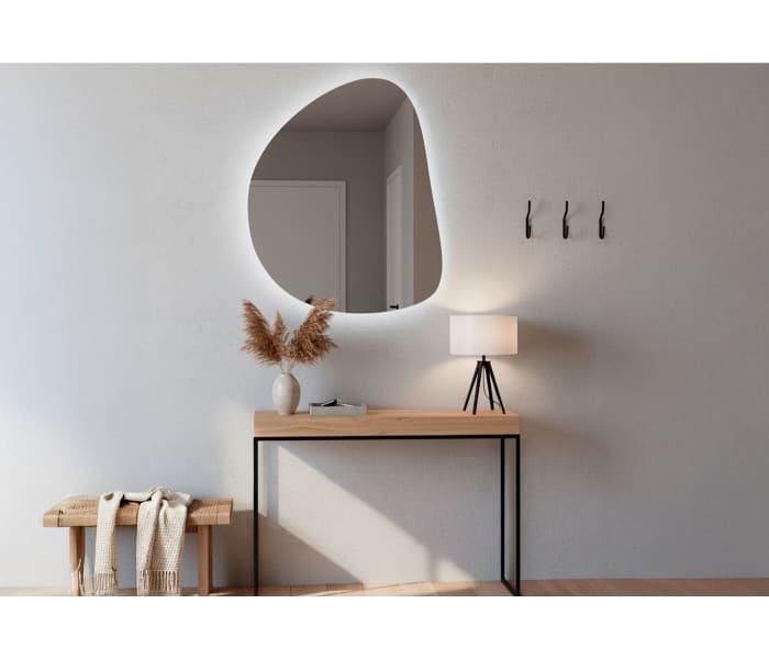 Espejo de baño con luz LED Bruntec Stone Principal 0