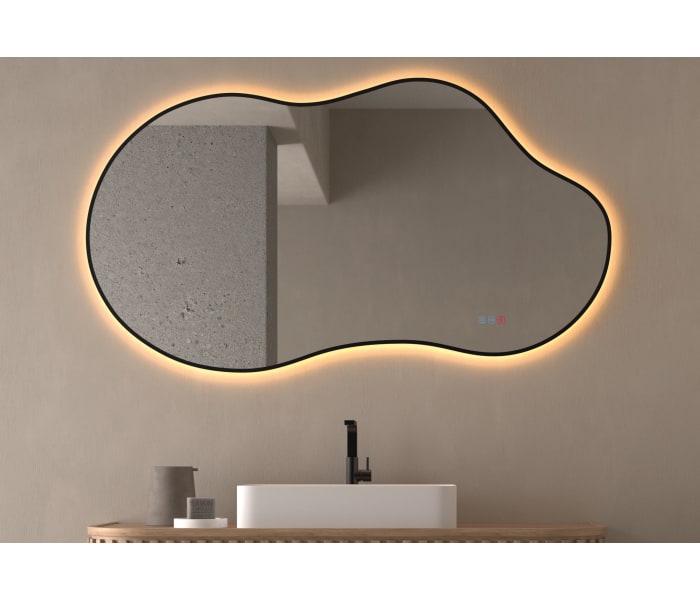 Espejo de baño con luz LED Bruntec Stone Principal 0
