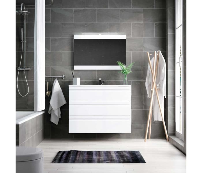 Mueble de baño fondo reducido 39 cm Avila dos Natalia Principal 2