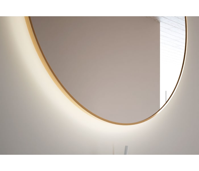 Espejo de baño con luz LED Bruntec Halo Detalle 1