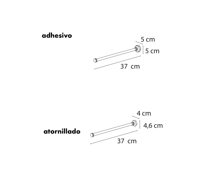 Toallero de baño Mediterranea de baño Intro Croquis 1