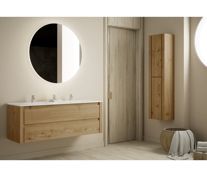 Conjunto de mueble de baño de madera maciza Bruntec Laponia Principal 1
