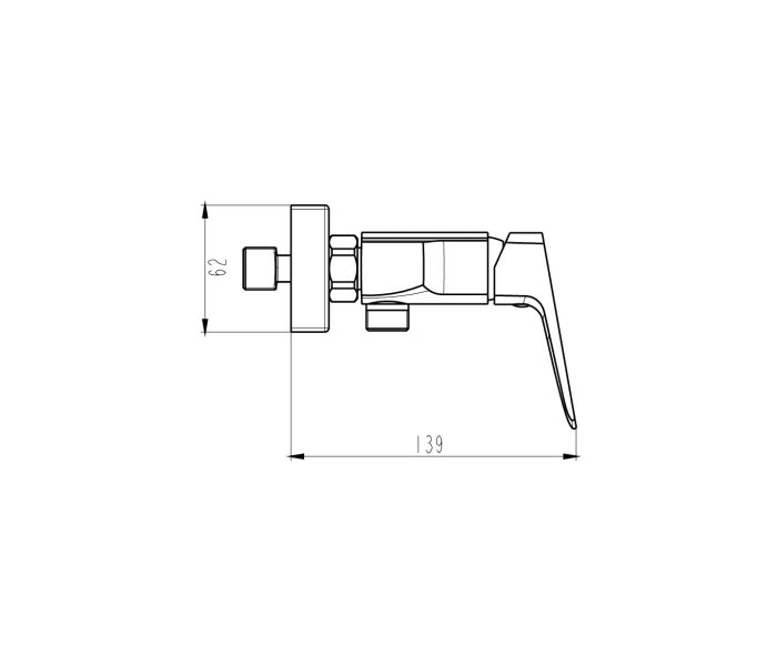 Grifo de ducha de GME Marriot Croquis 8