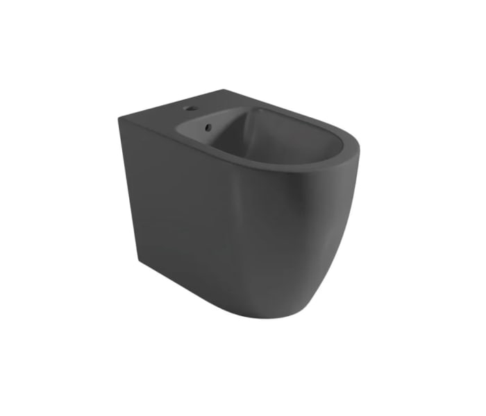 Pack inodoro + bidé Fossil Natura negro mate Detalle 3