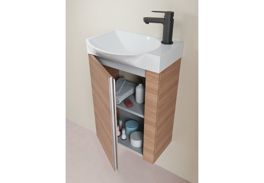 Conjunto completo mueble de baño fondo reducido 34 cm Royo Elegance Detalle 8