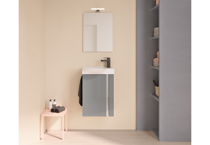 Conjunto completo mueble de baño fondo reducido 34 cm Royo Elegance Principal 1