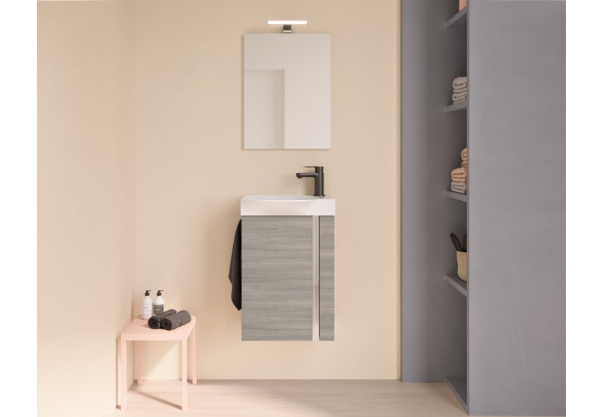 Conjunto completo mueble de baño fondo reducido 34 cm Royo Elegance Principal 3
