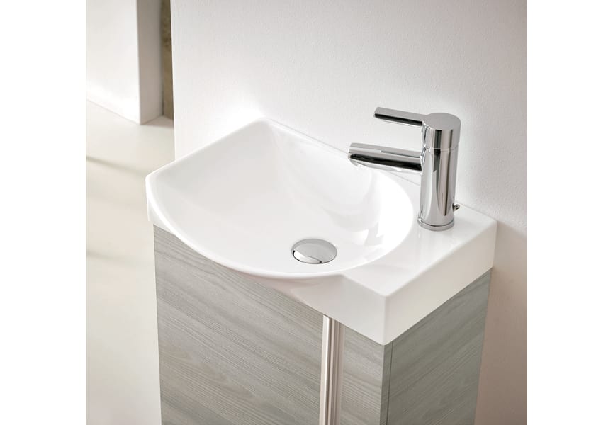 Conjunto completo mueble de baño fondo reducido 34 cm Royo Elegance Detalle 9