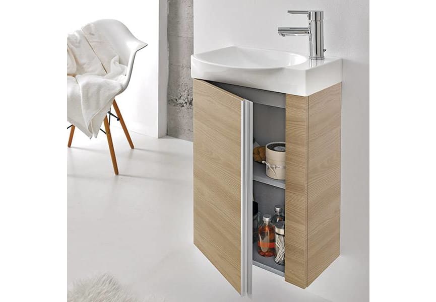 Conjunto completo mueble de baño fondo reducido 34 cm Royo Elegance Detalle 6