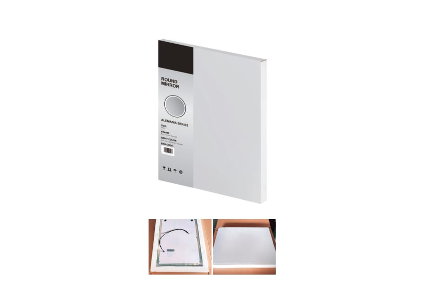 Espejo de baño con luz LED Ledimex Holanda Croquis 4