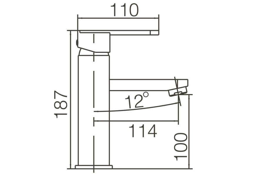 Grifo de lavabo Imex Roma Croquis 5