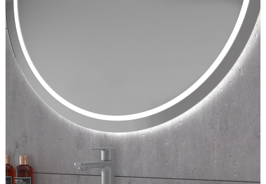 Espejo de baño con luz LED Eurobath Mallorca Detalle 1