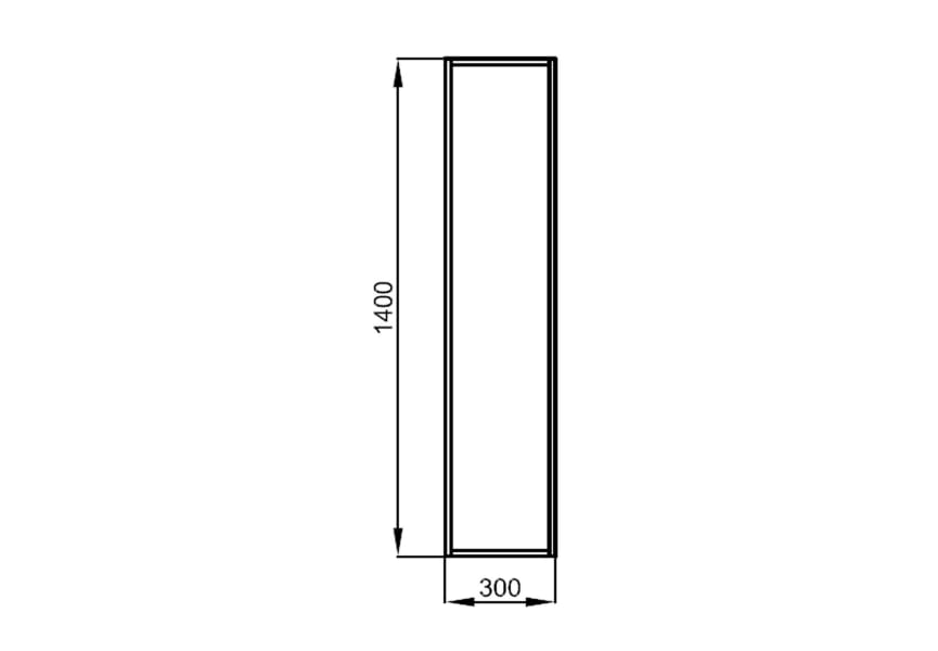 Columna de baño Salgar Optimus Croquis 7