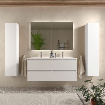 ▷ Mueble columna de baño con 2 puertas Salgar Infinity, Con patas