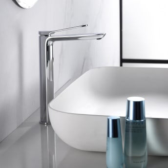 Lavabo Sobre mueble o Mural Unisan Clean 80 con toallero.