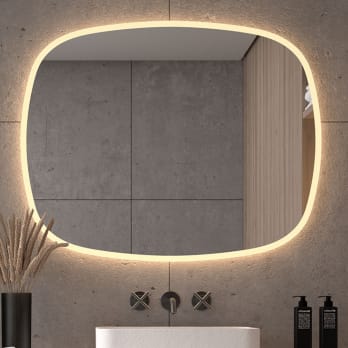 Espejo de baño con luz LED Bruntec Selene