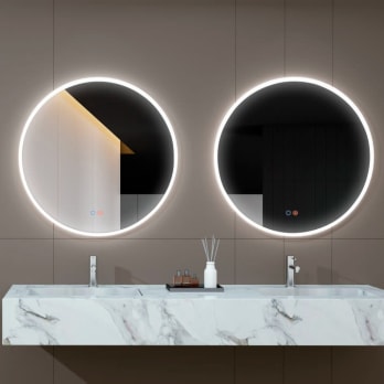 Espejo de baño con luz LED Ledimex Atenas