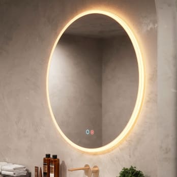 Espejo de baño con luz LED Ledimex Atenas
