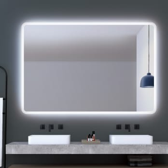 Espejo de baño con luz LED Ledimex Praga