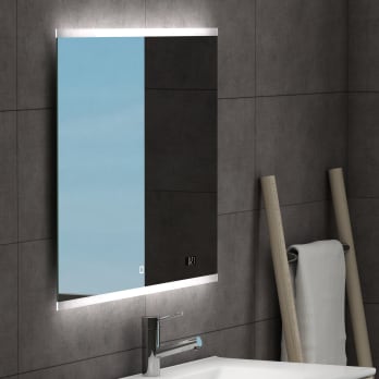 Espejo de baño con luz LED Coycama Spoty