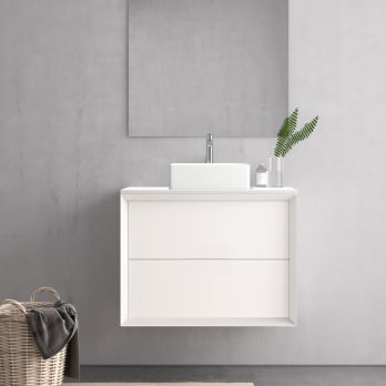 Mueble de baño con encimera hidrófuga Avila Dos Novus