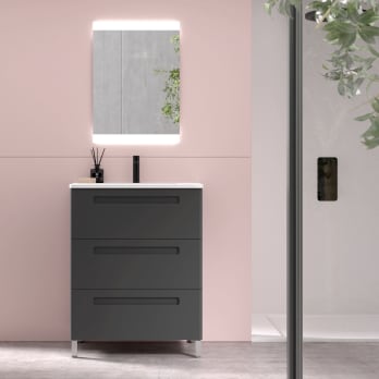 Conjunto mueble de baño de fondo reducido 39 cm Avila Dos Paris