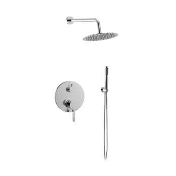 Conjunto de ducha empotrado de Lluvibath Bambú