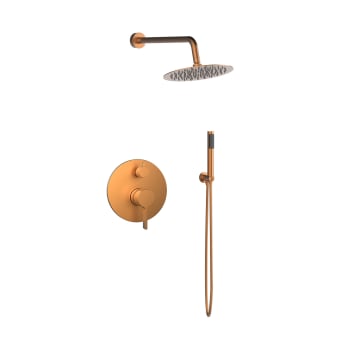 Conjunto de ducha empotrado de Lluvibath Bambú