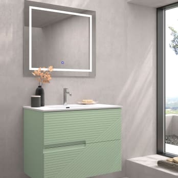 Conjunto mueble de baño Bruntec Limo colores