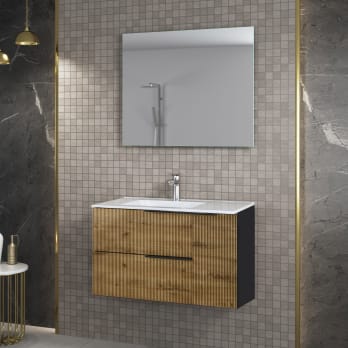 Conjunto mueble de baño Bruntec Lombok