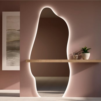 Espejo de baño con luz LED de Bruntec Nature