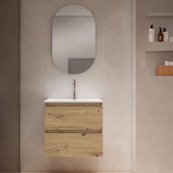 Conjunto mueble de baño fondo reducido 39.5 cm Viso Bath Box