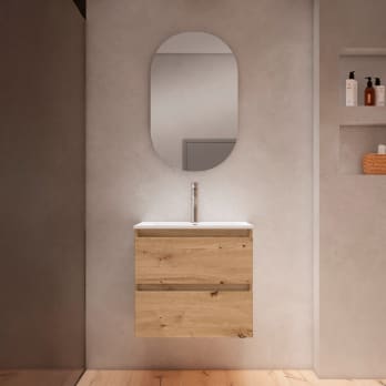 Conjunto mueble de baño fondo reducido 39.5 cm Viso Nido