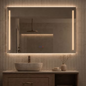 Espejo de baño con luz LED Bruntec Katrina
