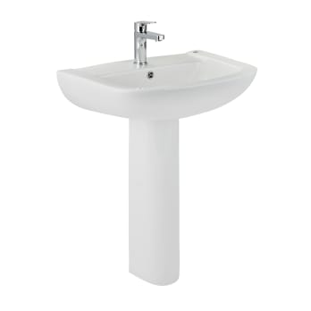 Lavabo con pedestal Nexos Strohm Teka