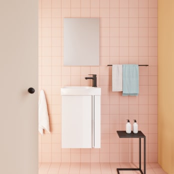 Conjunto completo mueble de baño fondo reducido 34 cm Royo Elegance