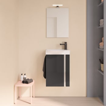 Conjunto completo mueble de baño fondo reducido 34 cm Royo Elegance