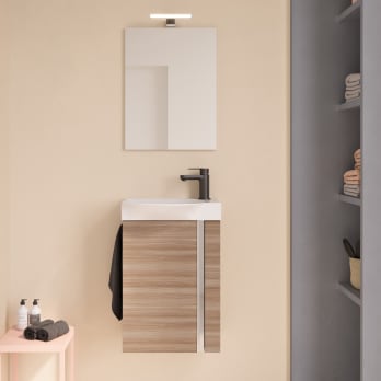 Conjunto completo mueble de baño fondo reducido 34 cm Royo Elegance
