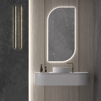 Espejo de baño con luz LED de Eurobath, Lofoten