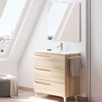 Conjunto mueble de baño fondo reducido 39 cm Royo Vitale