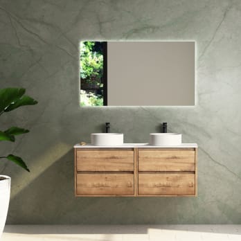 Mueble de baño con encimera de resina Bruntec Boston