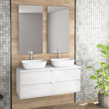 Mueble de baño con encimera de resina Bruntec Boston