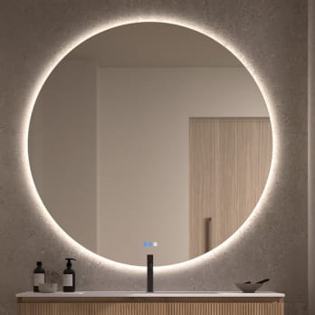 Espejo de baño con luz LED Bruntec Sun ST
