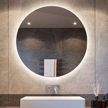 Espejo de baño con luz LED Bruntec Sun ST