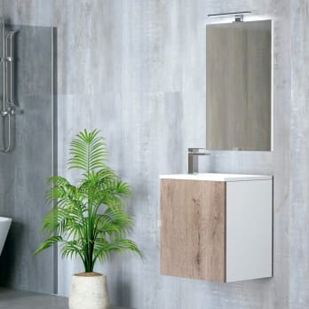 Conjunto mueble de baño fondo reducido 35 cm Campoaras Petit