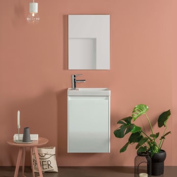 Conjunto completo mueble de baño fondo reducido 27,5 cm Royo Enjoy