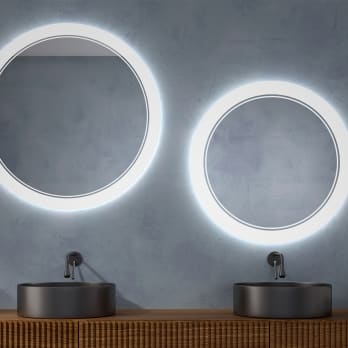 Espejo de baño con luz LED Eurobath Lampedusa