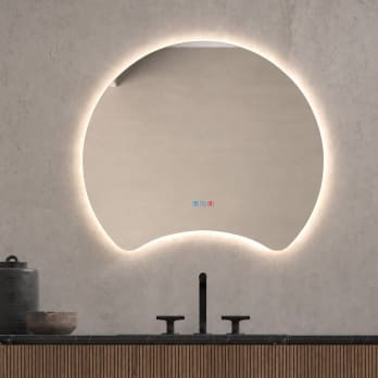 Espejo de baño con luz LED Bruntec Flow