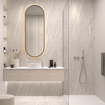 Espejo de baño con luz LED de Eurobath, Córcega