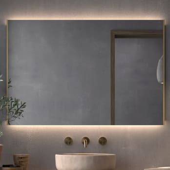 Espejo de baño con luz LED Bruntec Sire